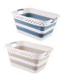 Collapsible laundry basket 45 litre capacity (British brand)