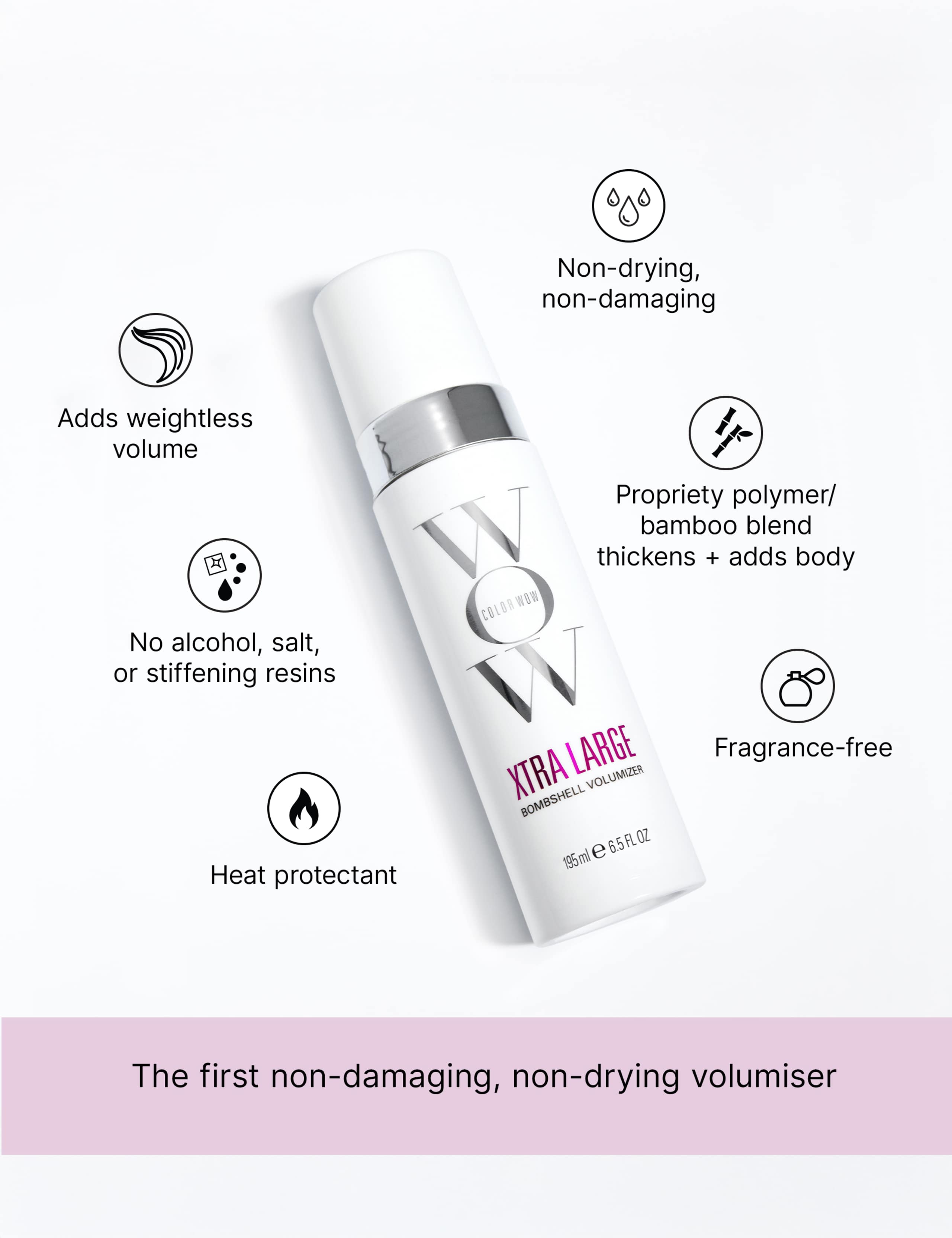 Color Wow Bombshell Volumizer hair mousse 350ml (British brand)
