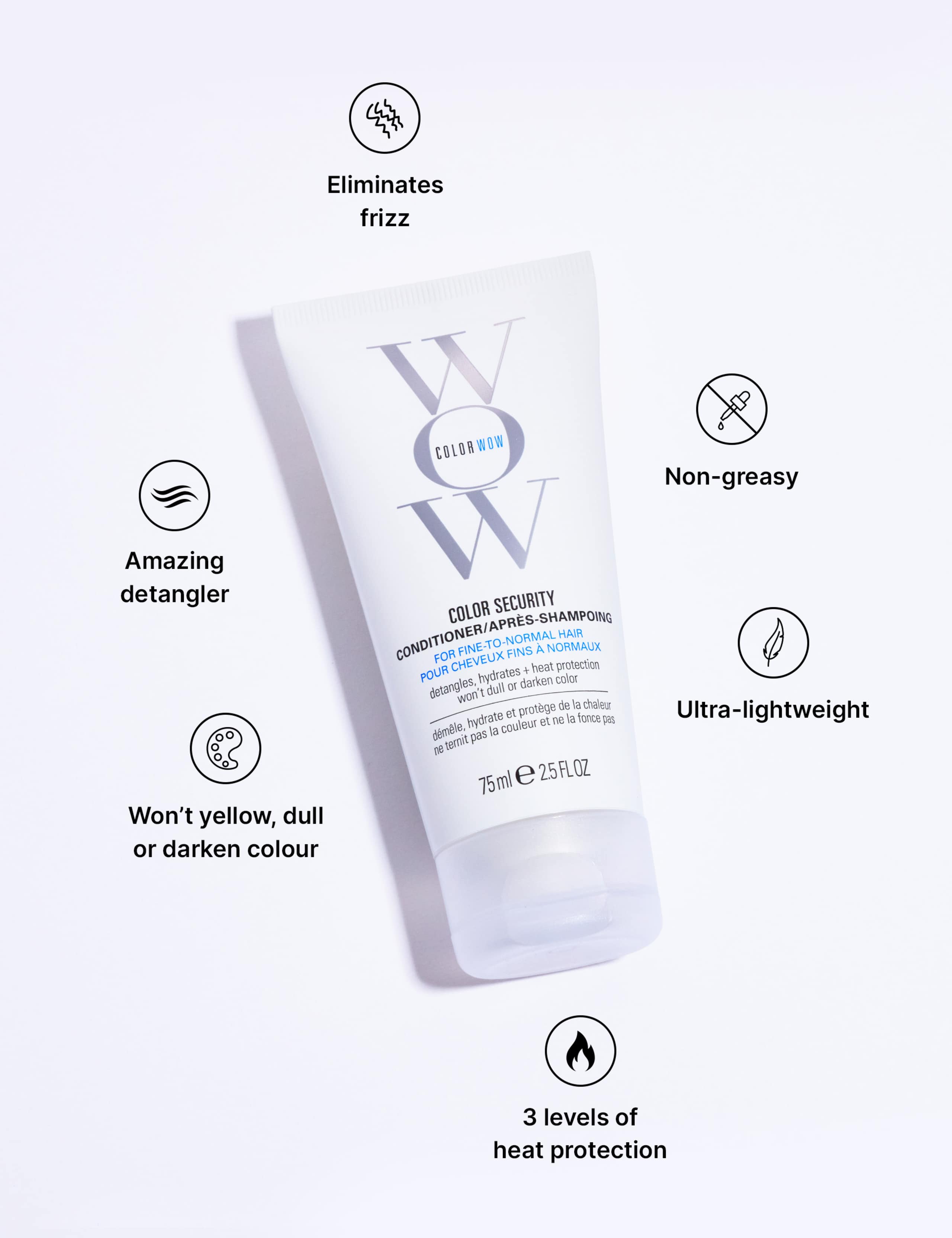 Color Wow travel conditioner for fine hair 75ml - British product