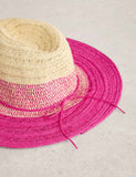 White Stuff Colour-Block Fedora Hat - British product