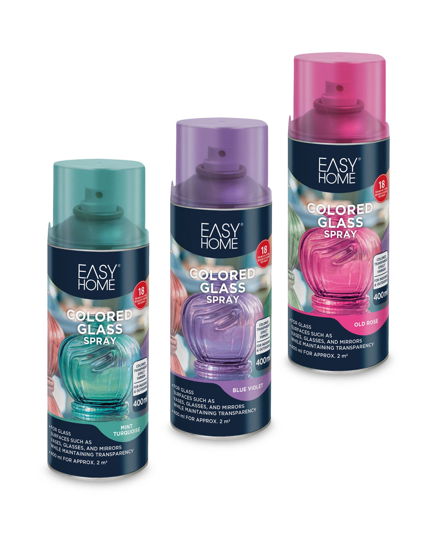 Coloured glass spray paint 400ml - British product