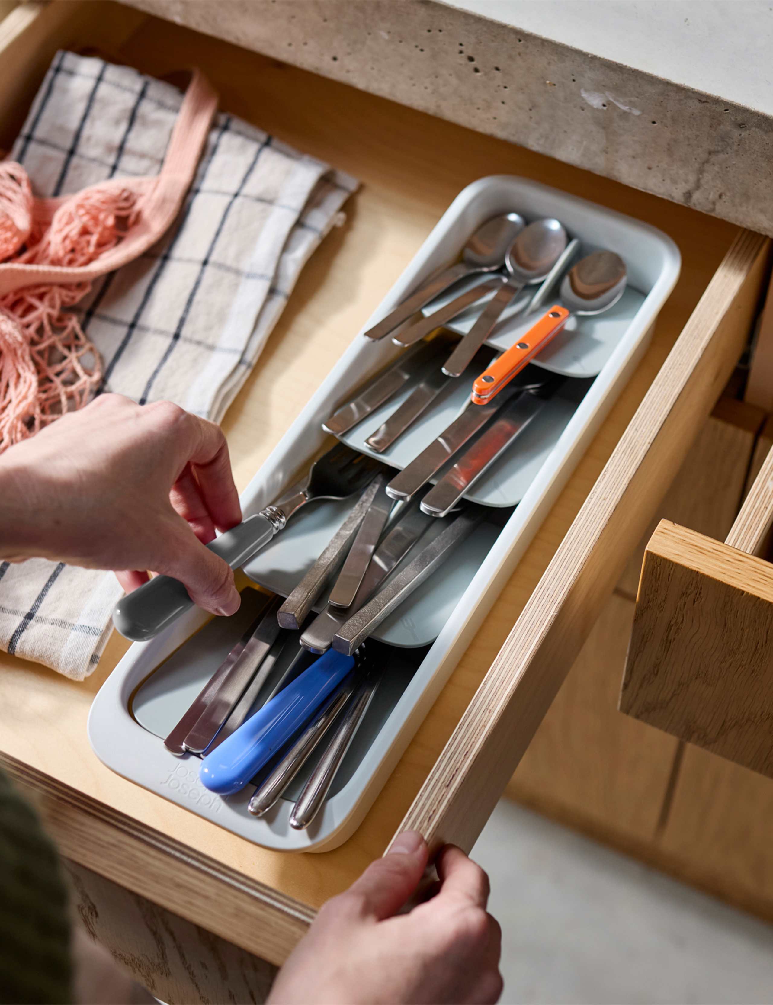 Joseph Joseph Compact Tiered Cutlery Holder - British product