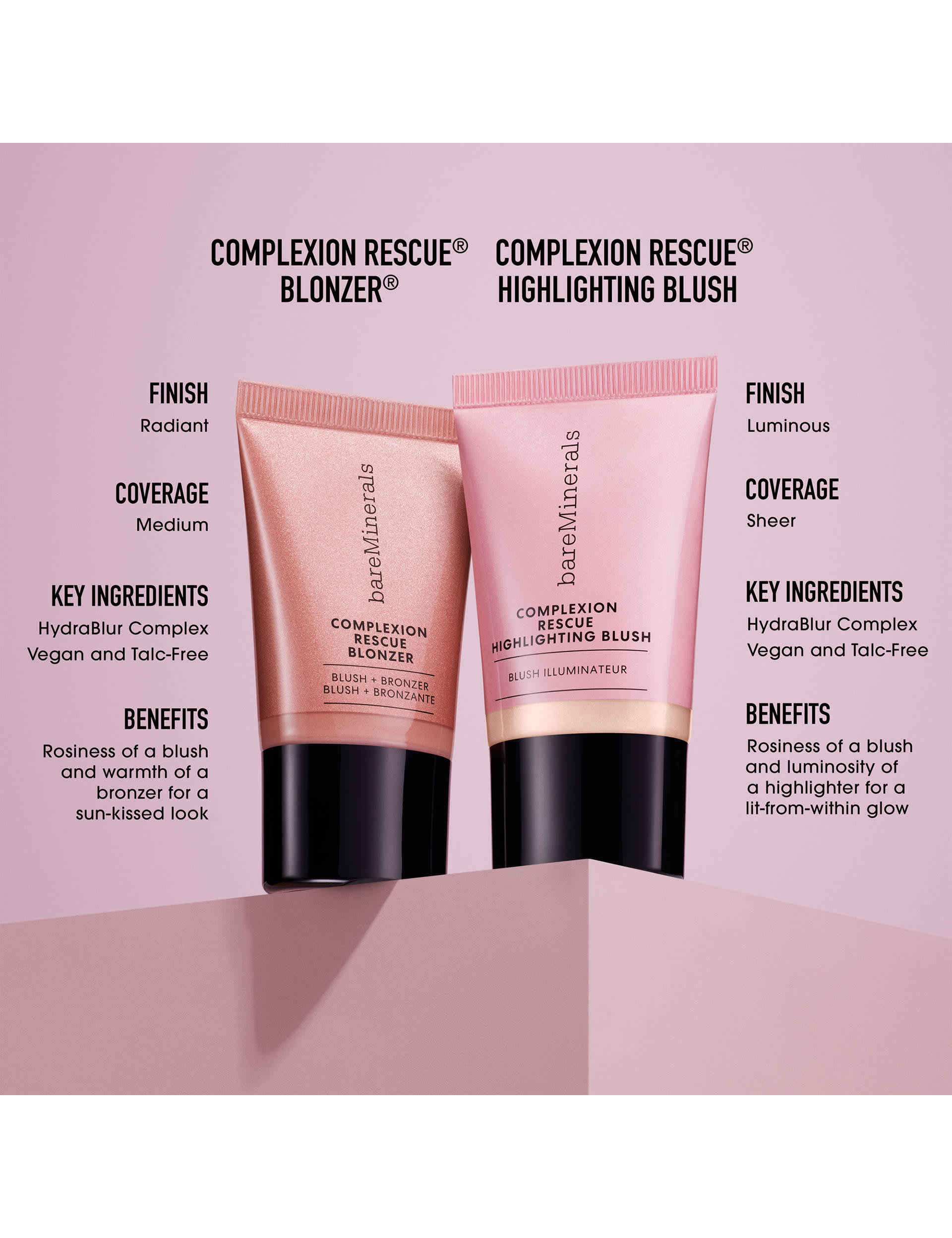 bareMinerals cream blush bronzer 15ml - British product