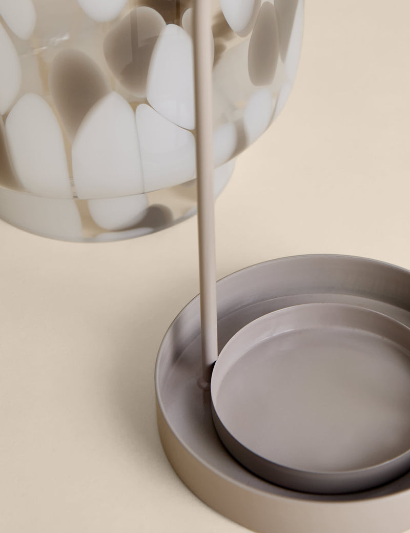 Confetti glass lantern 35.5 cm, imported from the UK