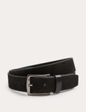 Autograph contrast suede belt pin buckle (British brand)