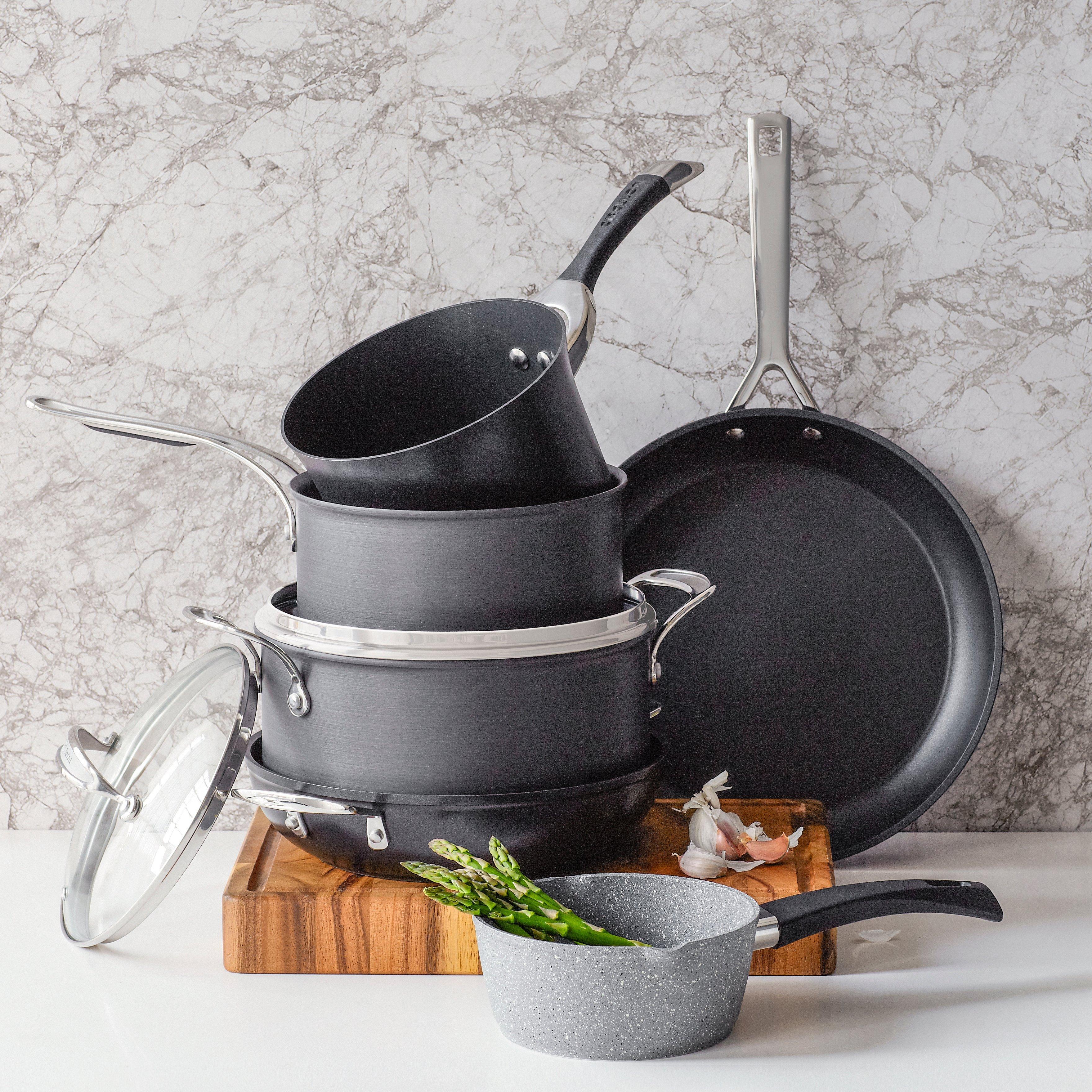 Eaziglide Neverstick2 Aluminium Non-Stick Milk Pan 16cm - British product