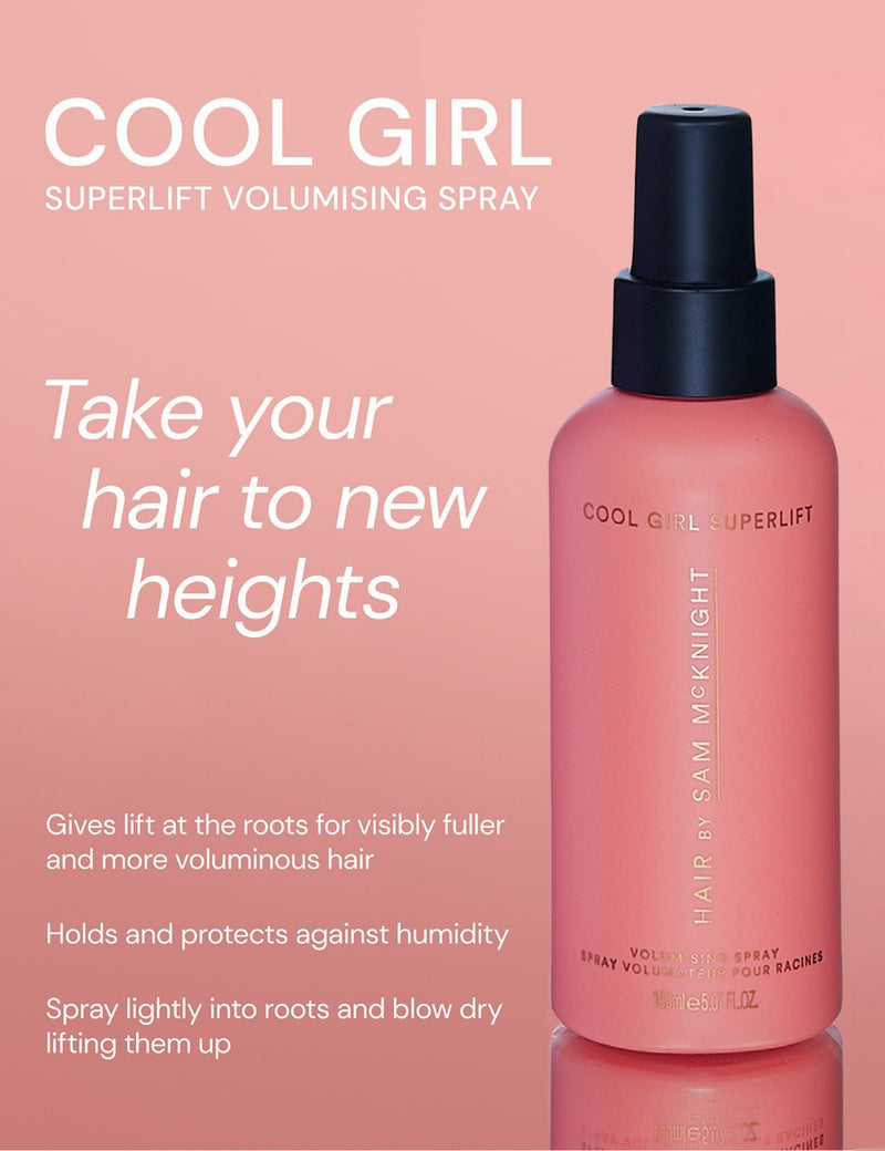Hair by Sam McKnight Cool Girl volumising spray 150ml - British product