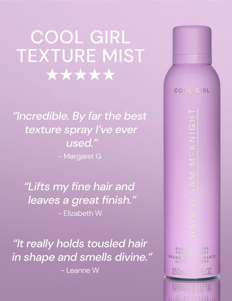 Sam McKnight Cool Girl Texturising Mist 250ml, imported from the UK