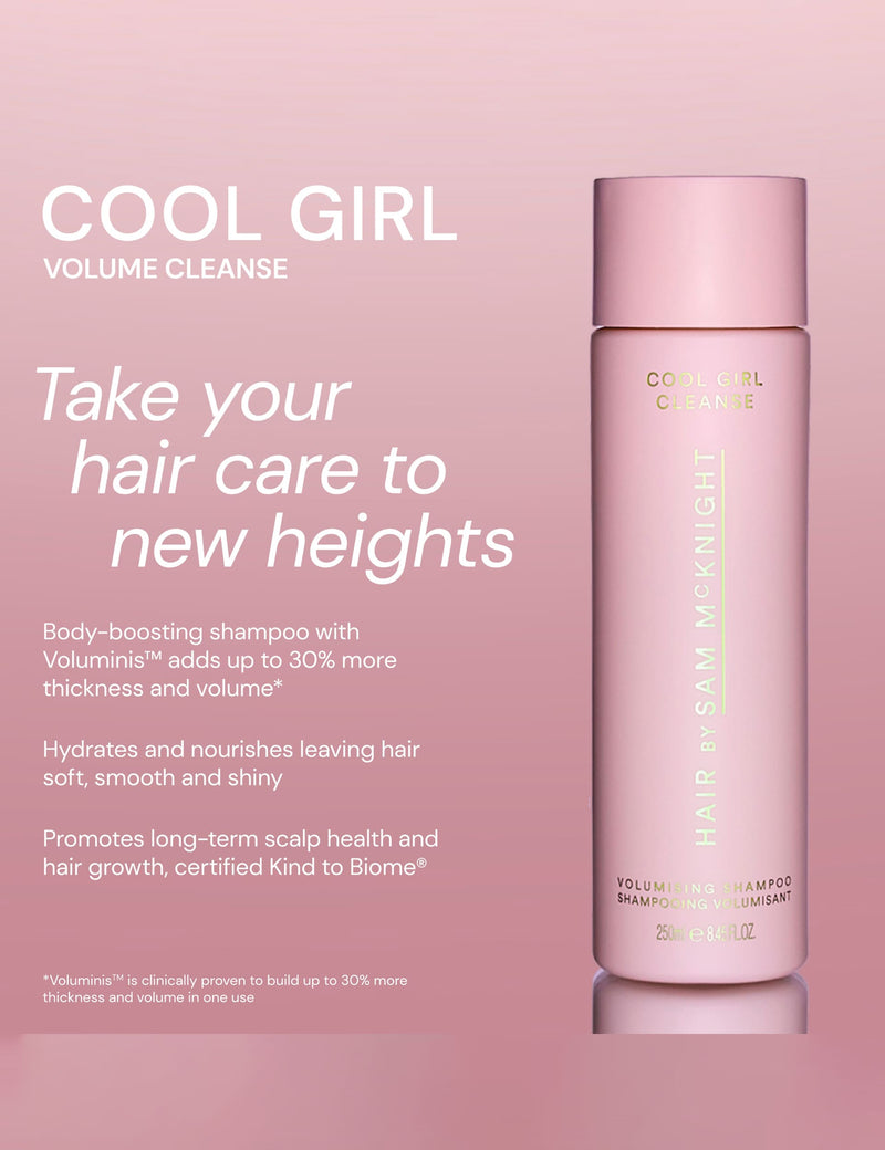 Hair by Sam McKnight Cool Girl Volume Shampoo, imported from the UK