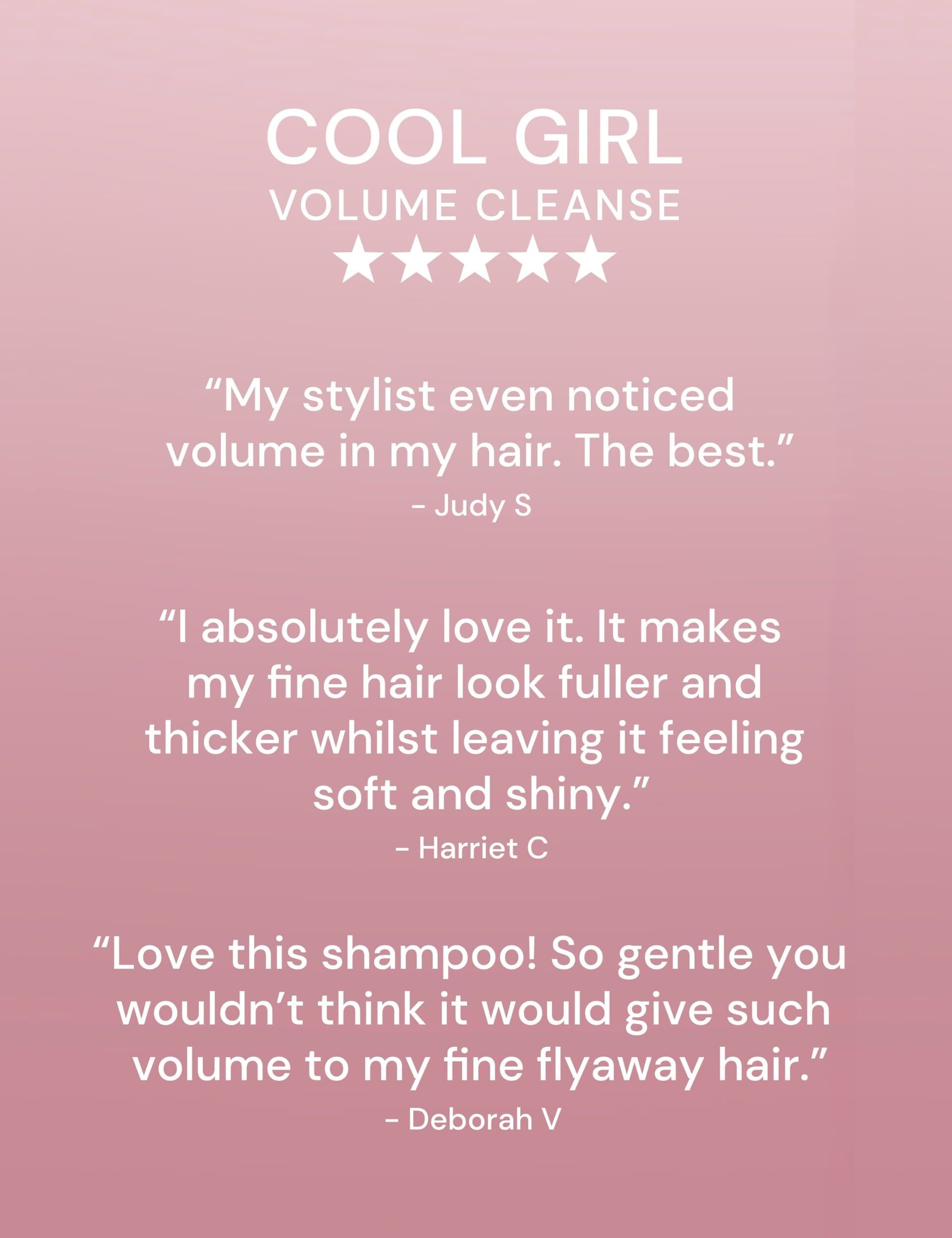 Hair by Sam McKnight Cool Girl Volume Cleansing Shampoo 100ml (British brand)