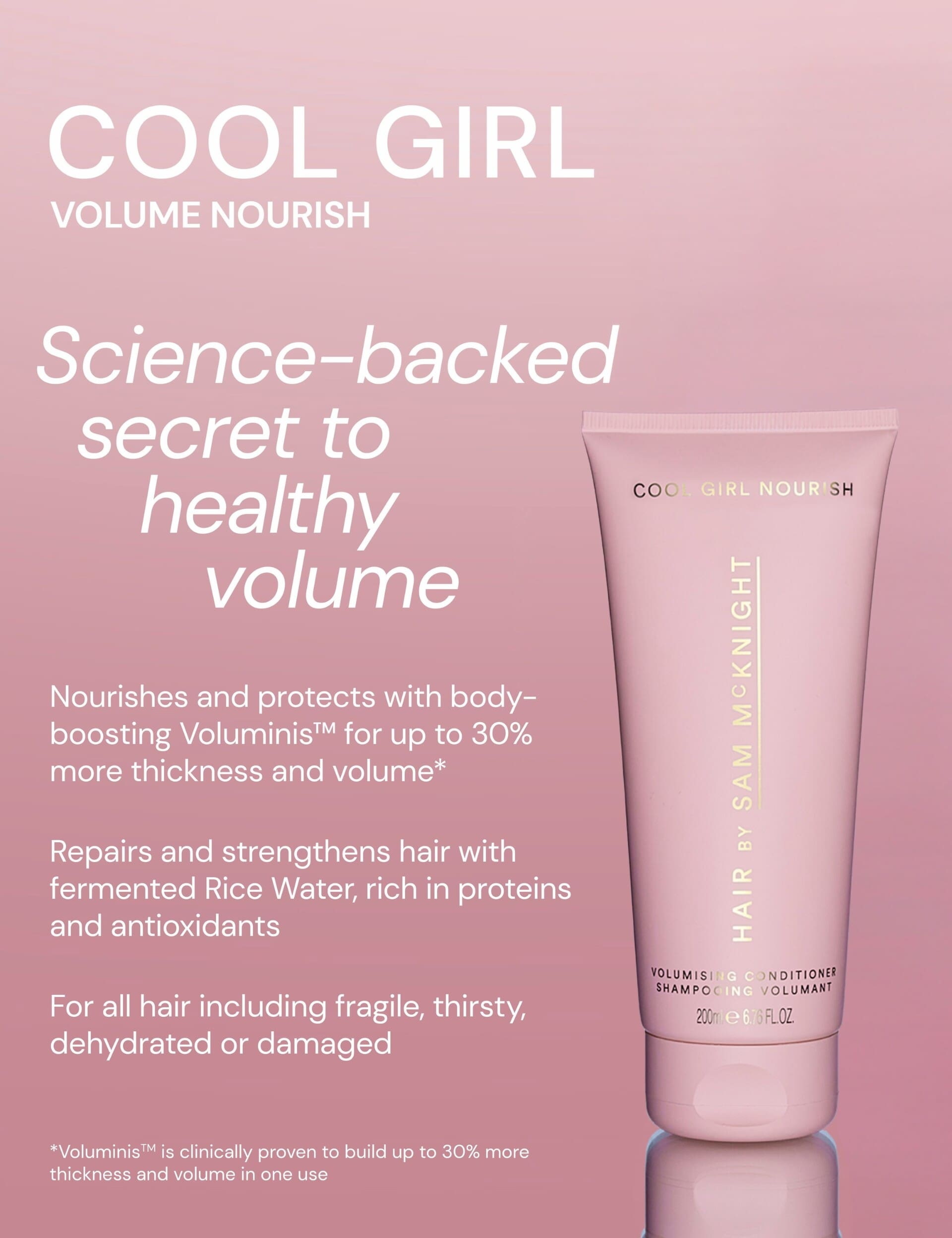 Sam McKnight Cool Girl Volume Conditioner 200ml - British product