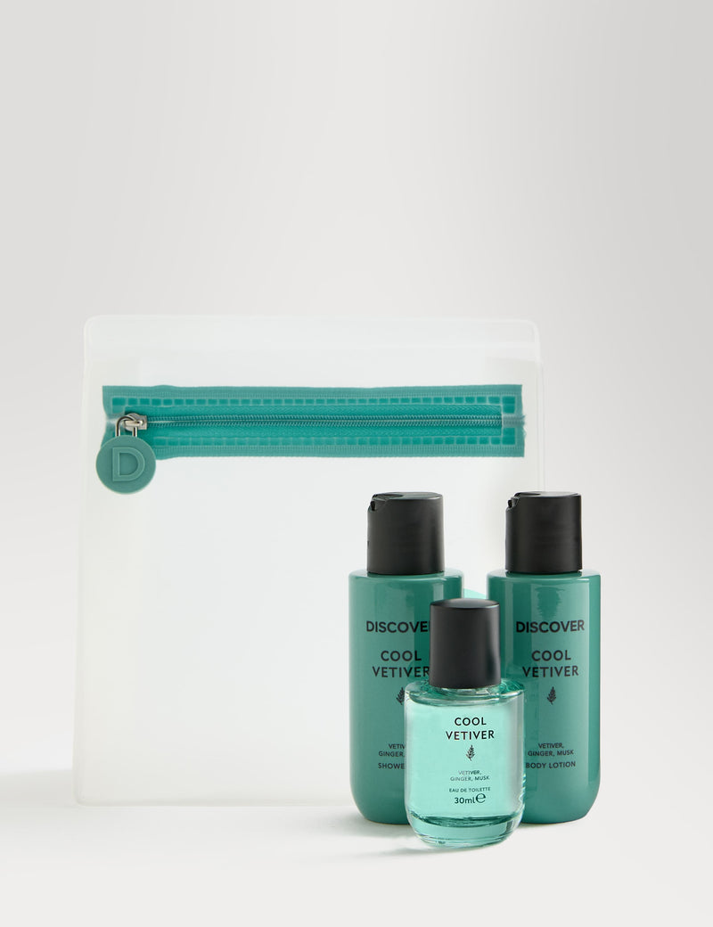 Discover Cool Vetiver gift set - British product