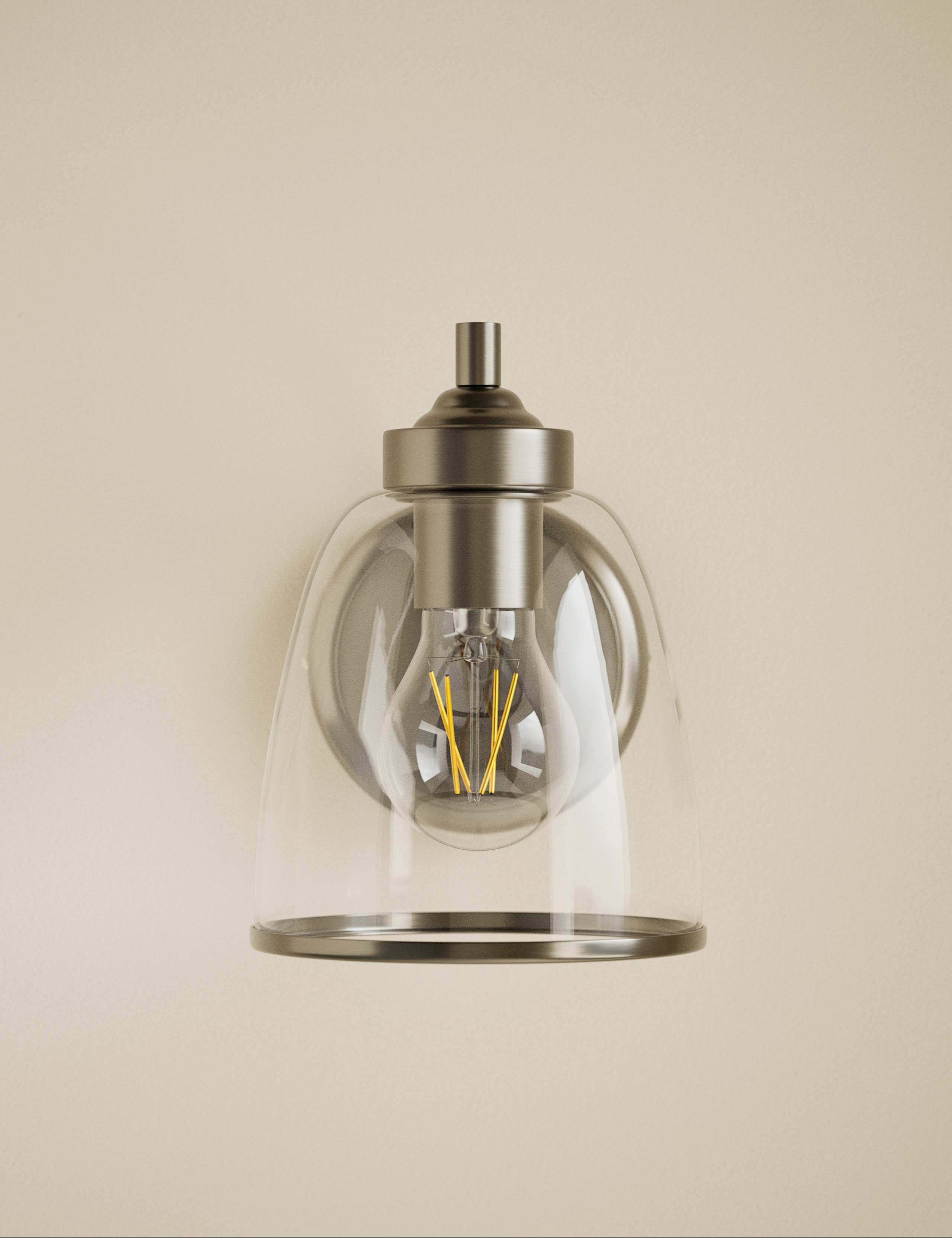 Core Glass Wall Light wall sconce, UK version
