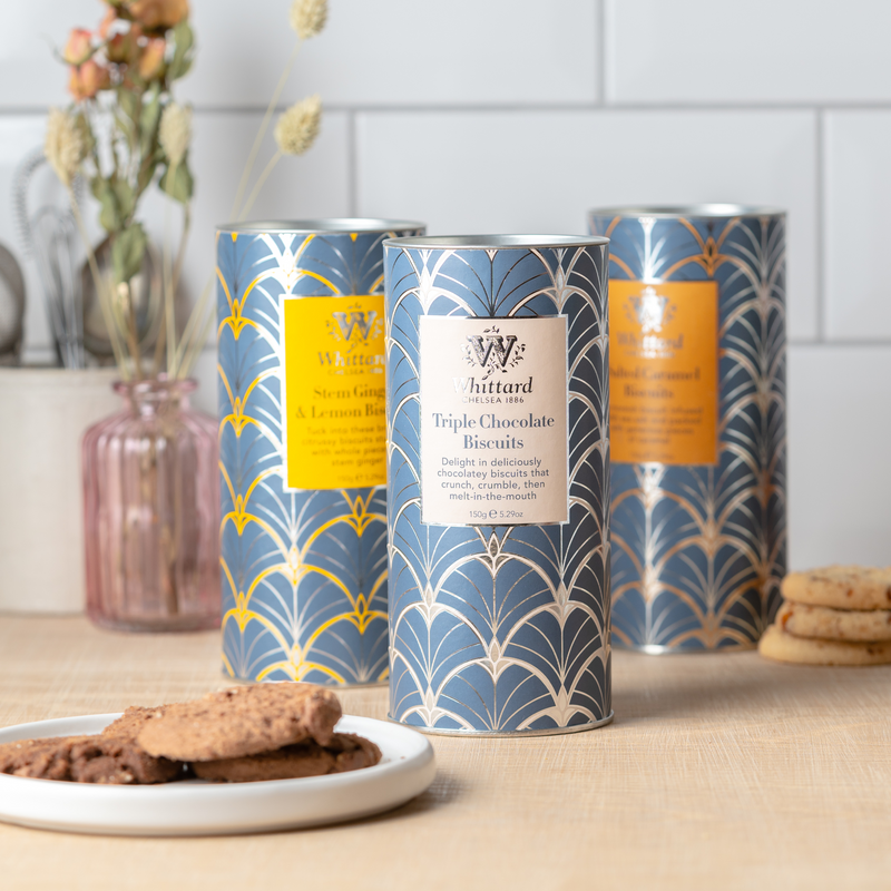 Whittard stem ginger and lemon biscuits 150g, imported from the UK