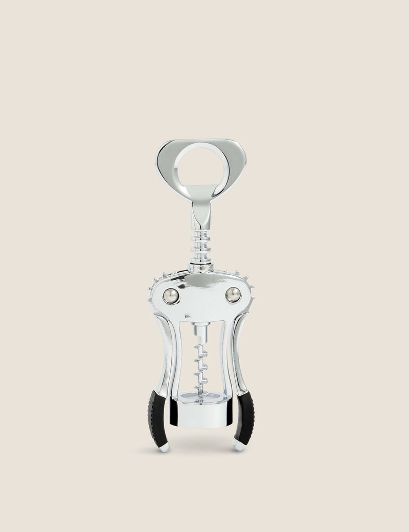 Stainless steel corkscrew with bottle opener - British product