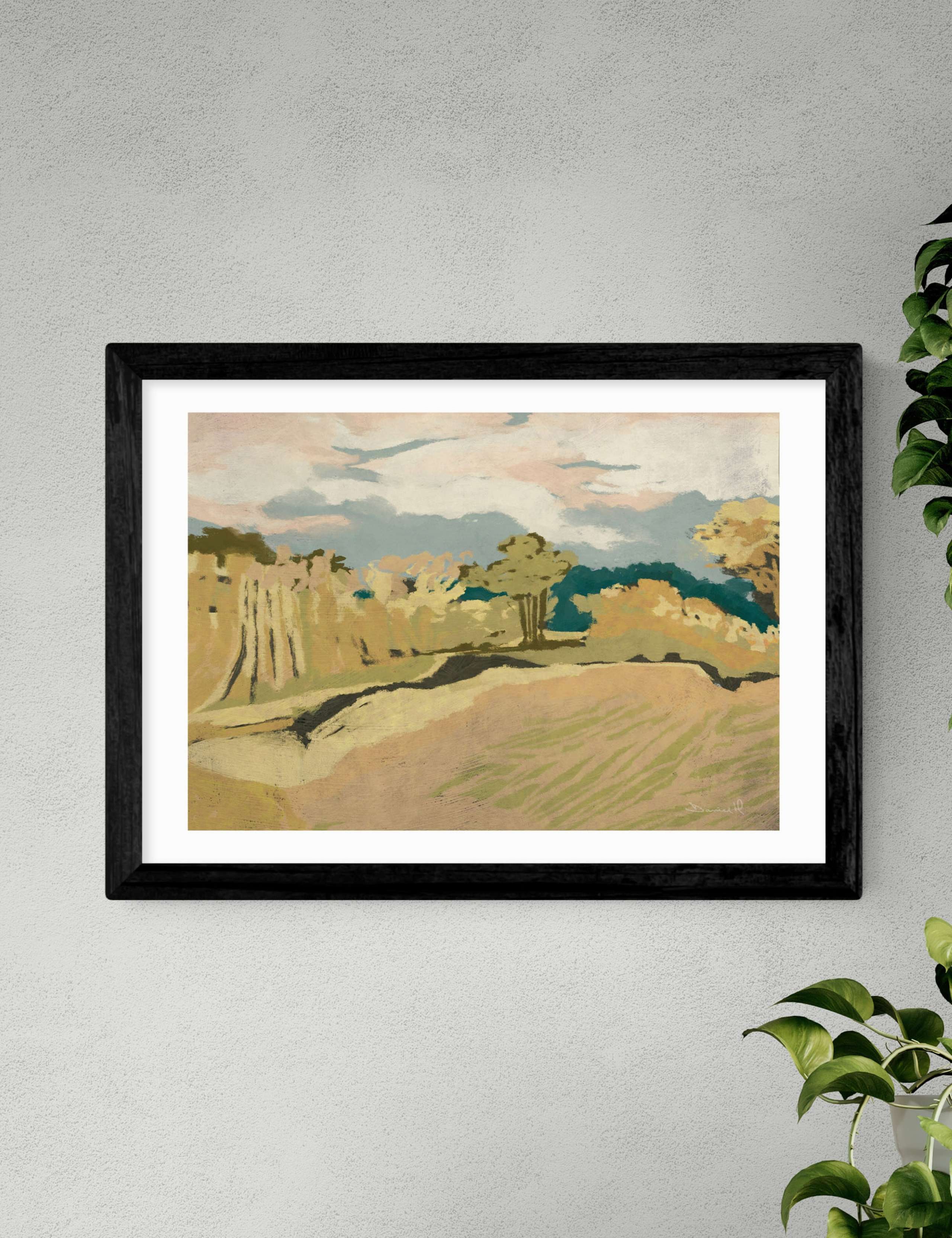 East End Prints Cornwall Light framed art print, UK version