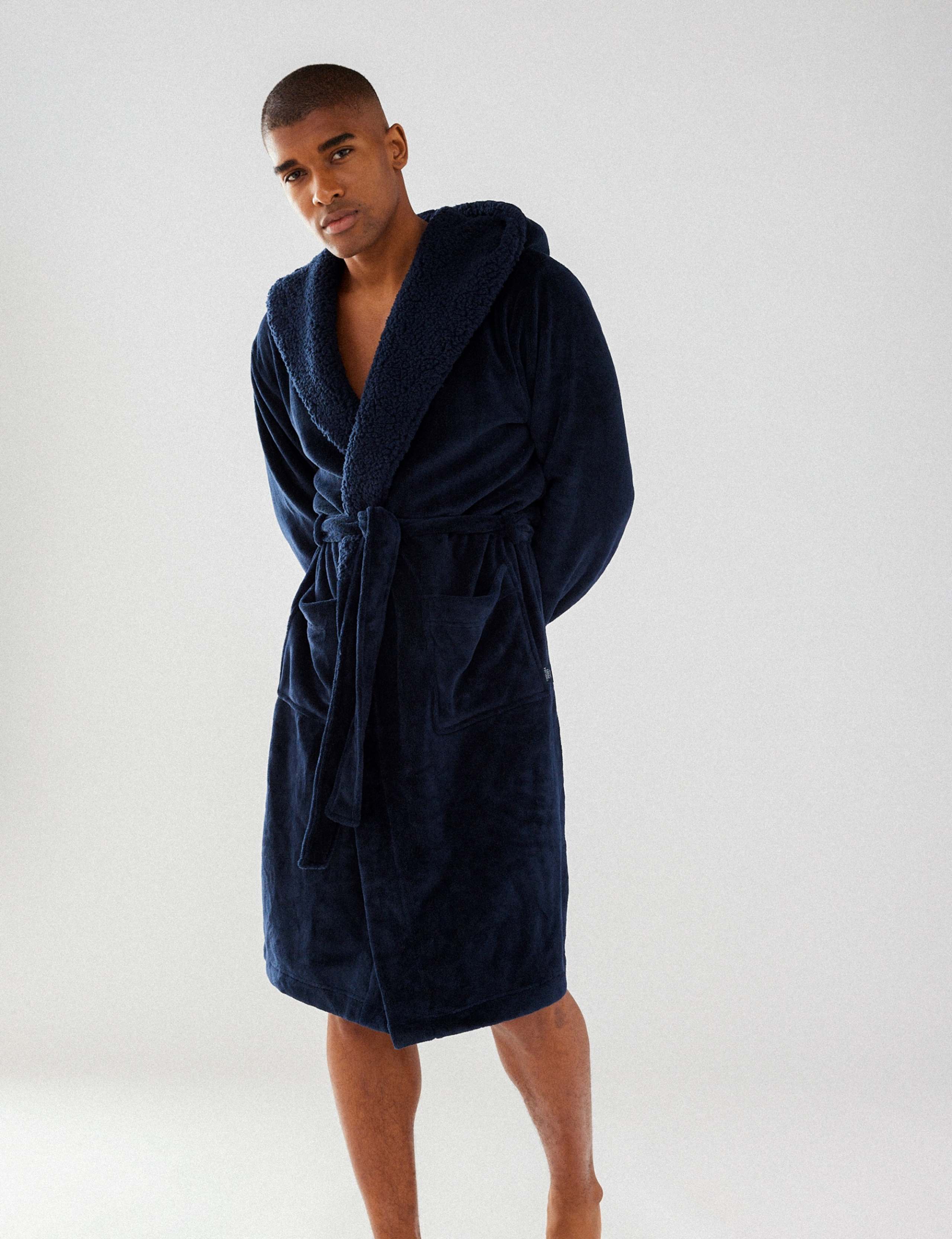 Cosy Hooded Dressing Gown