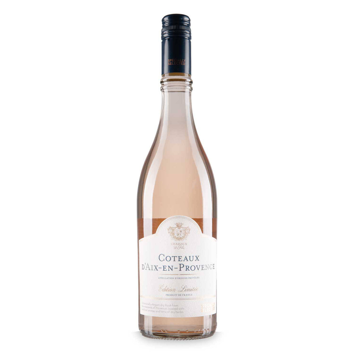 Coteaux d'Aix en Provence wine, 12.5% ABV, imported from the UK