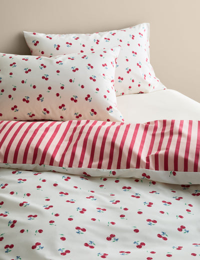 M&S Baumwollmischung Kirschen Wendbares Einzelbettwäsche-Set – Jetzt online bei McGrocer kaufen
