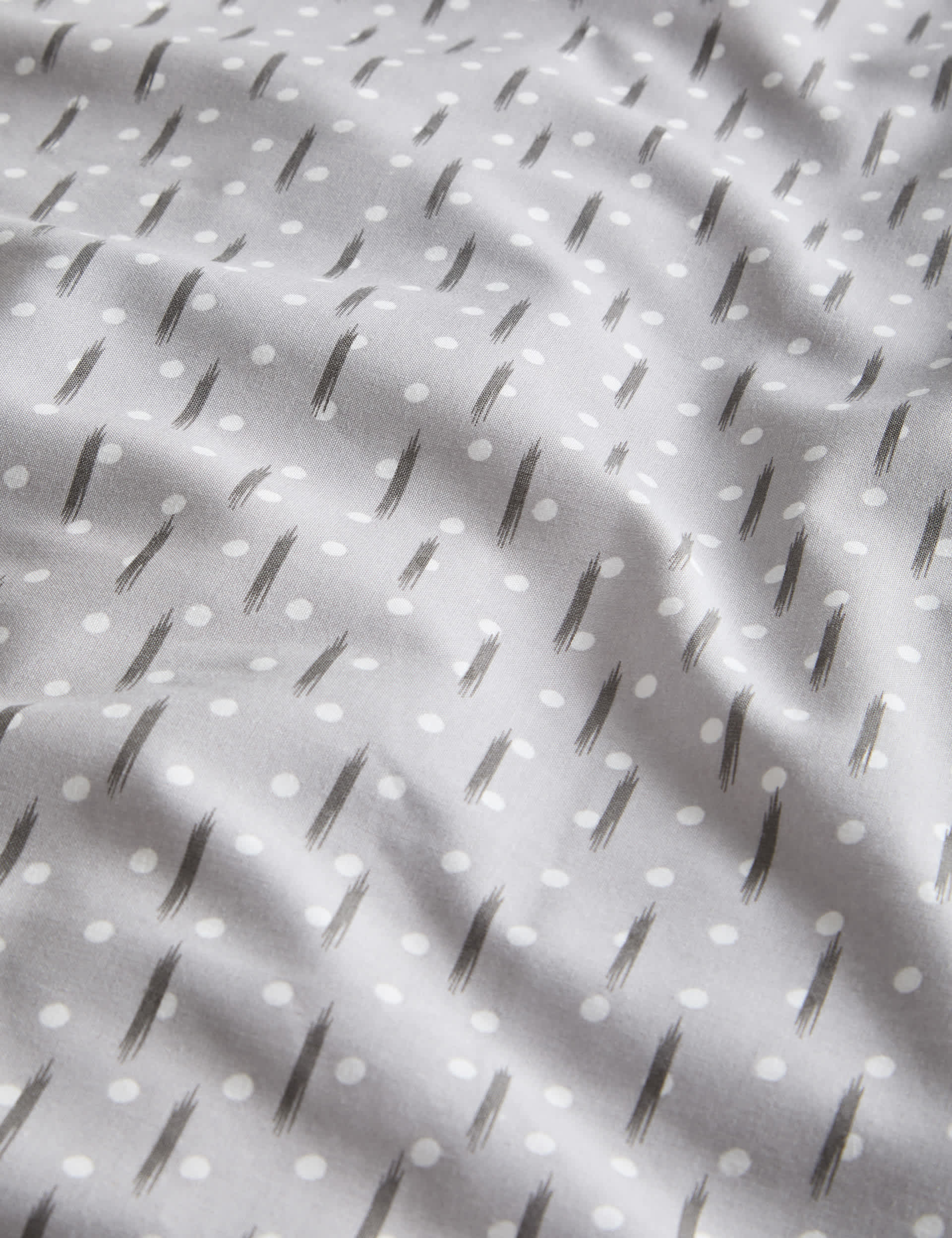 Cotton blend geometric bedding set, UK version