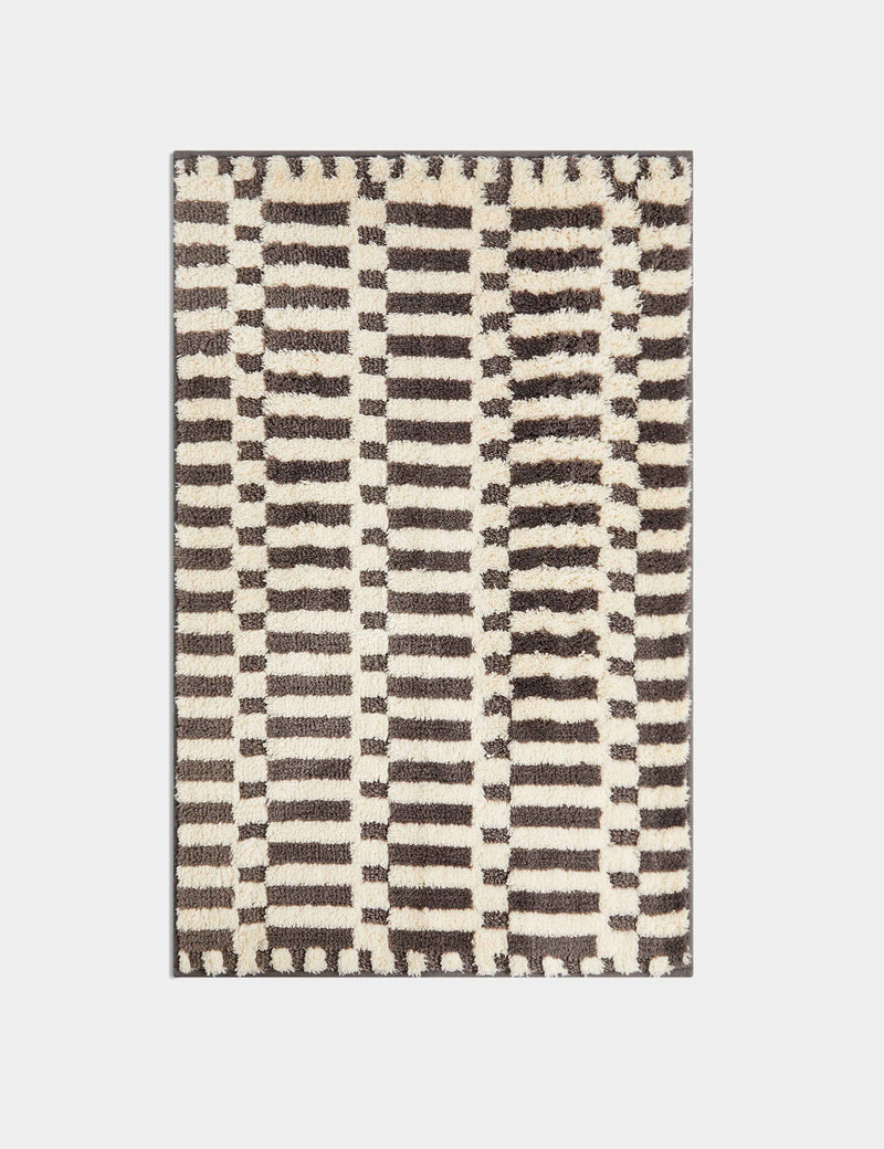 Cotton Geometric Bath Mat 50 x 80cm - British product
