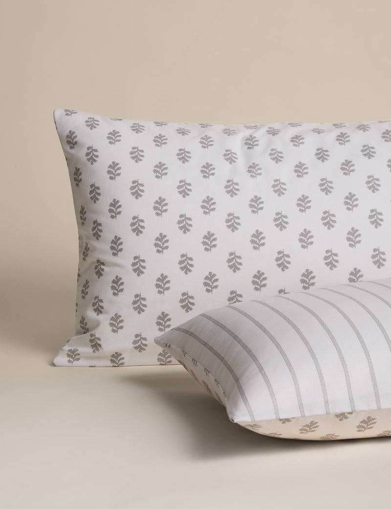 Cotton blend mini leaf bedding set, imported from the UK