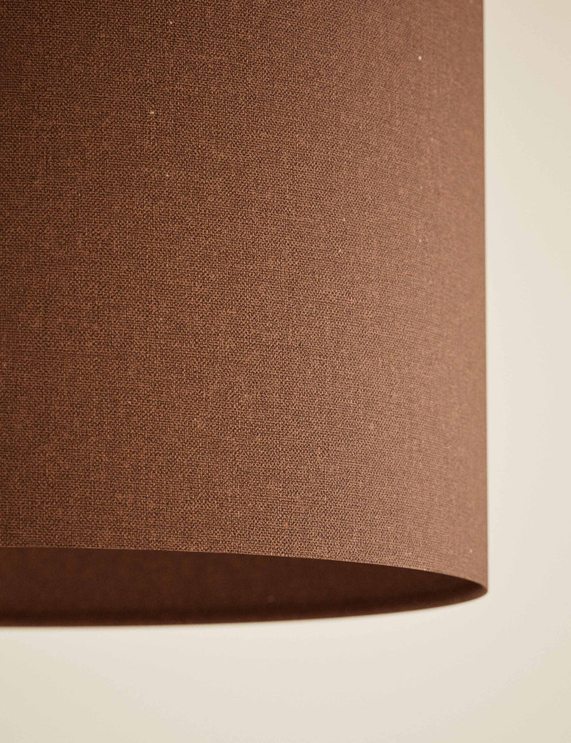 Cotton mix drum light shade 20x30x30cm, UK version