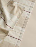 Cotton-rich checked tablecloth 140x230 cm - British product