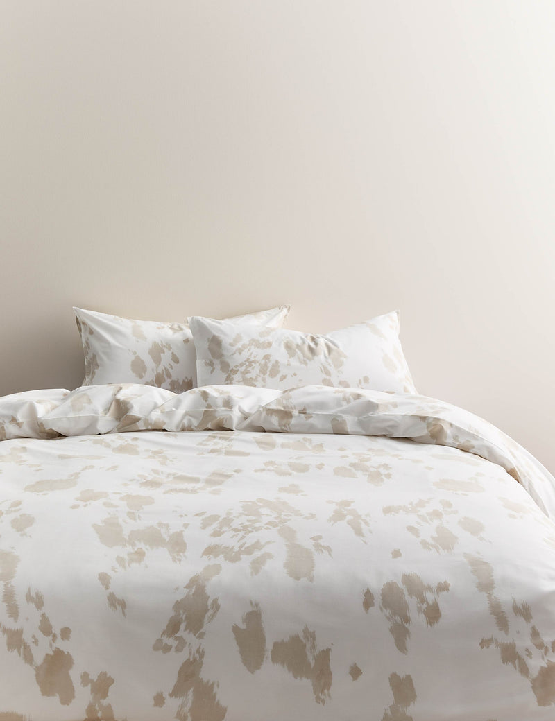 Cotton rich cow print bedding set - British product