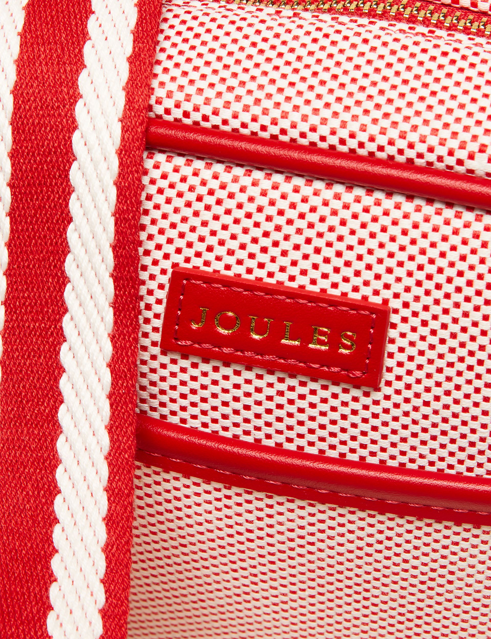 Joules cotton rich cross body bag checked pattern, UK version