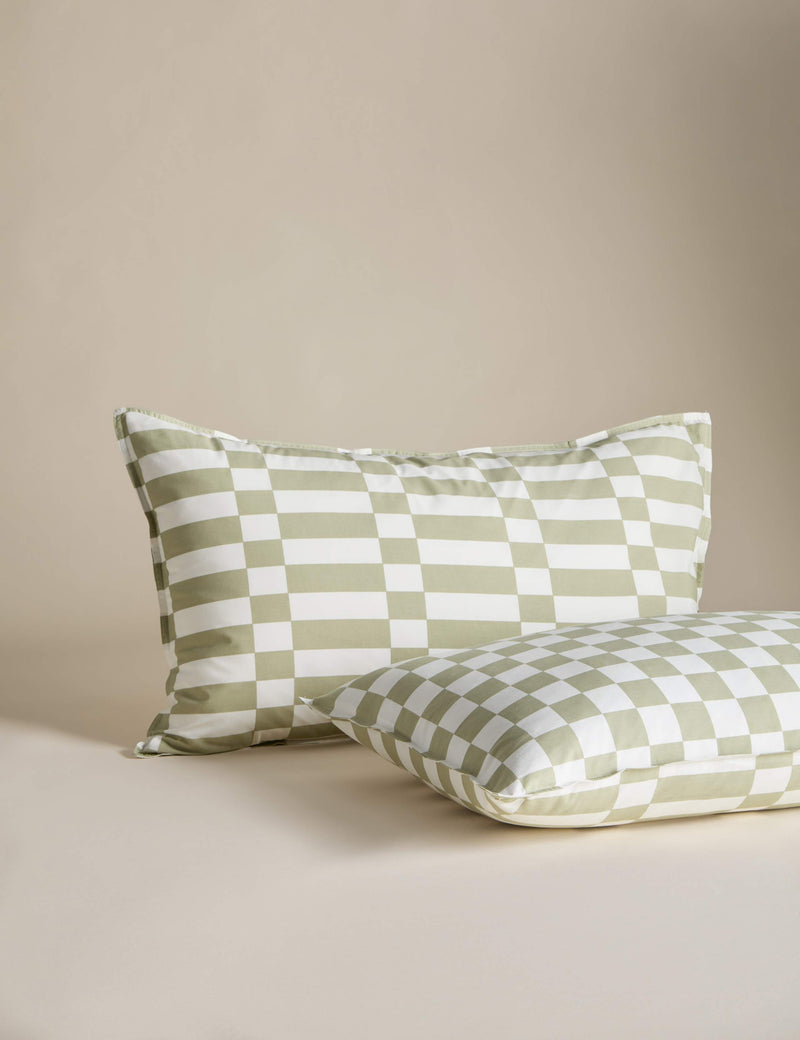 Cotton rich geometric bedding set double-sided print - British product