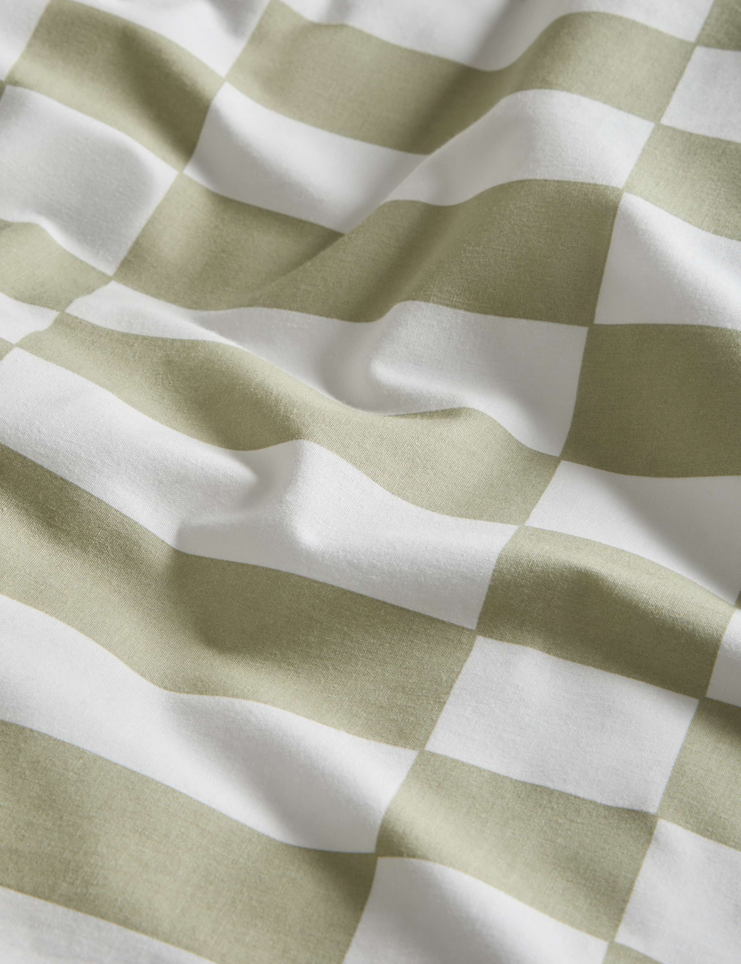Cotton rich geometric bedding set double-sided print - British product
