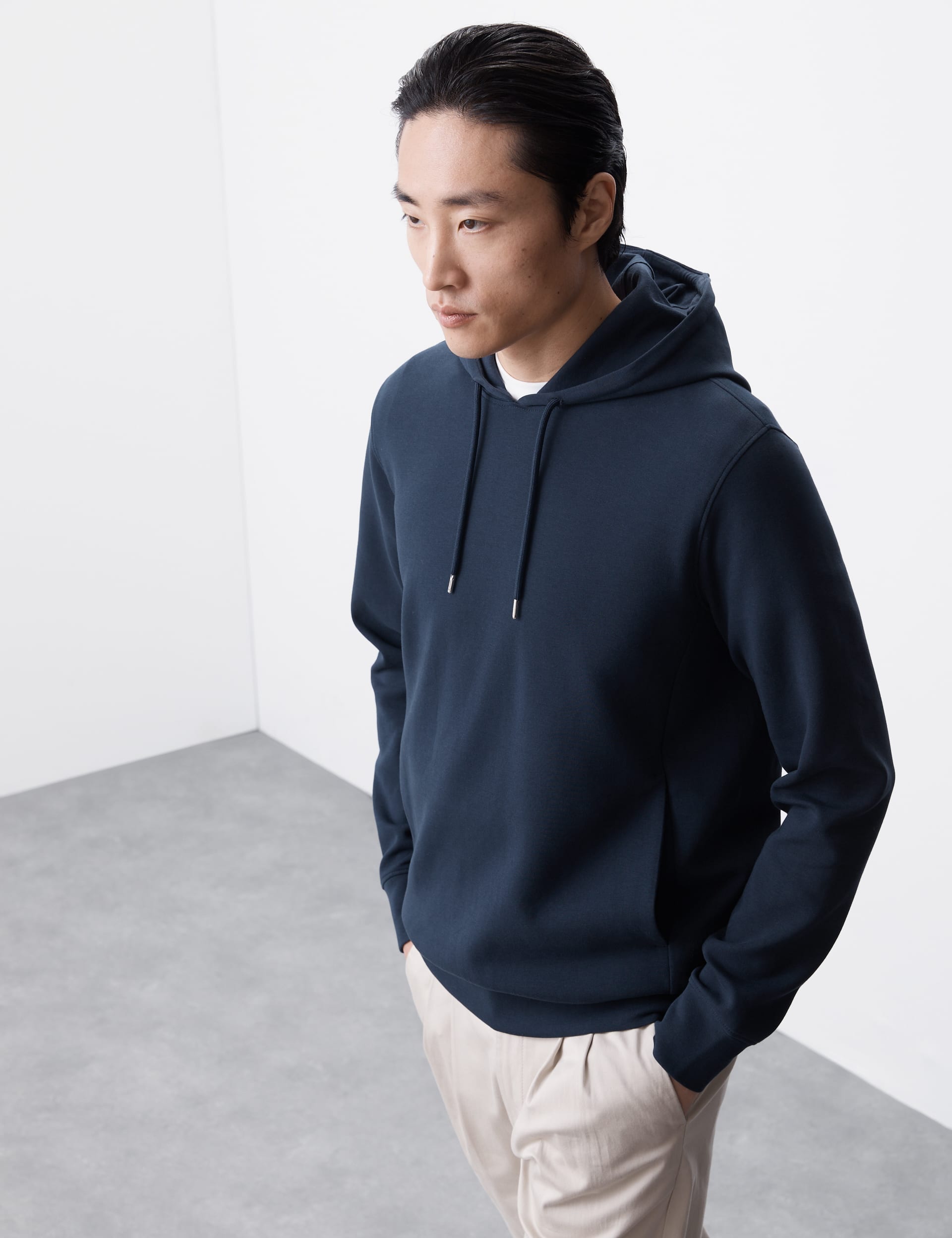 Autograph Cotton Rich Hoodie Regular Fit - British product