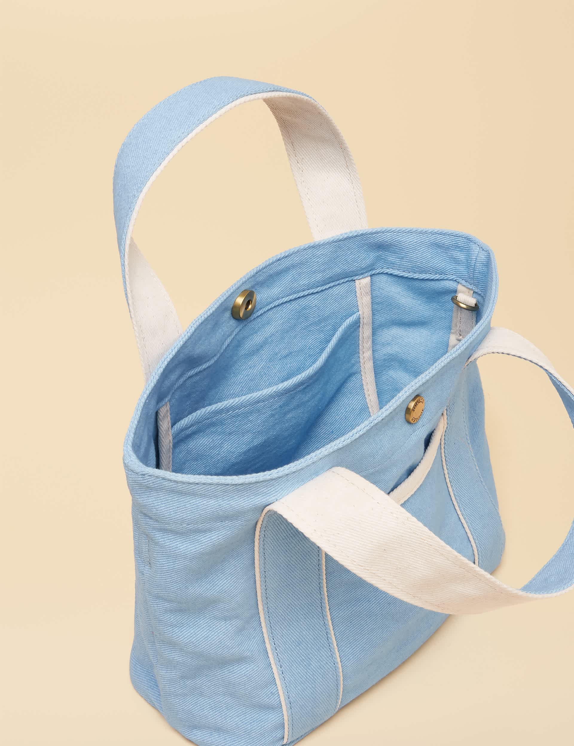 Joules mini cross body tote bag cotton rich - British product