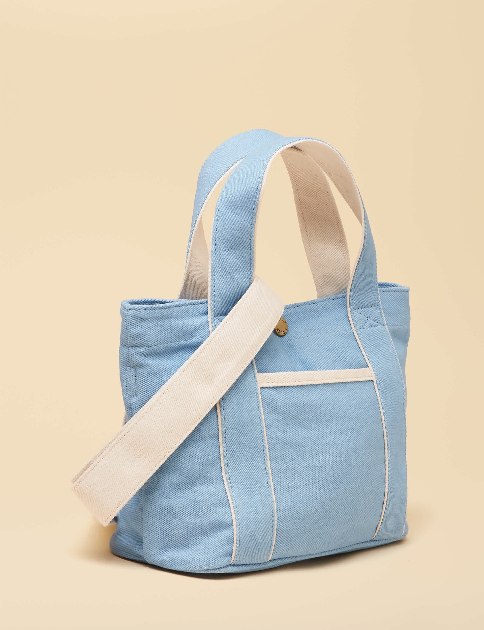Joules mini cross body tote bag cotton rich - British product