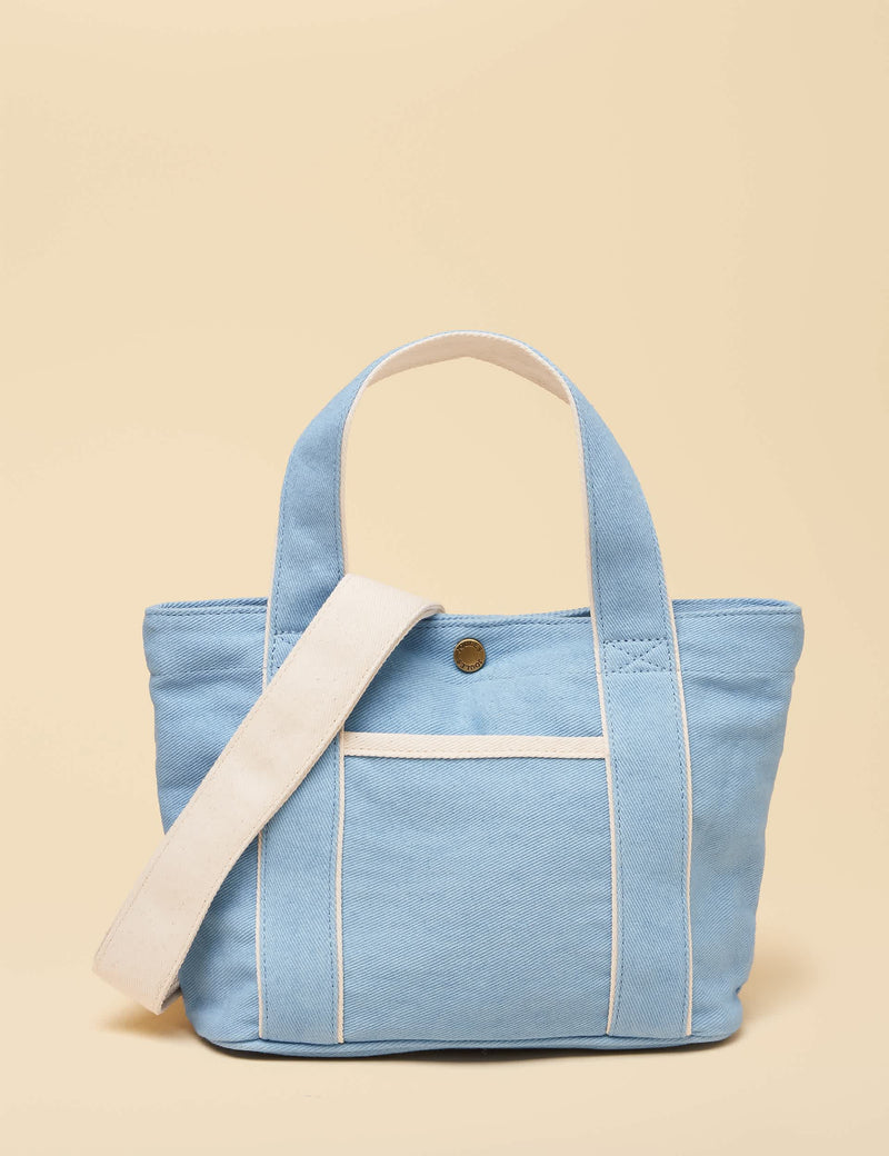 Joules mini cross body tote bag cotton rich - British product