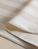 Cotton rich striped table runner - British product