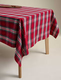 Cotton Rich Tartan Tablecloth