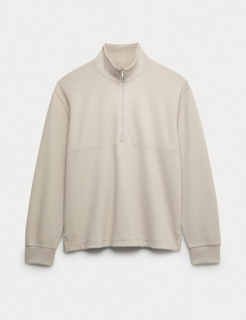 M&S cotton rich half zip sweatshirt - British product