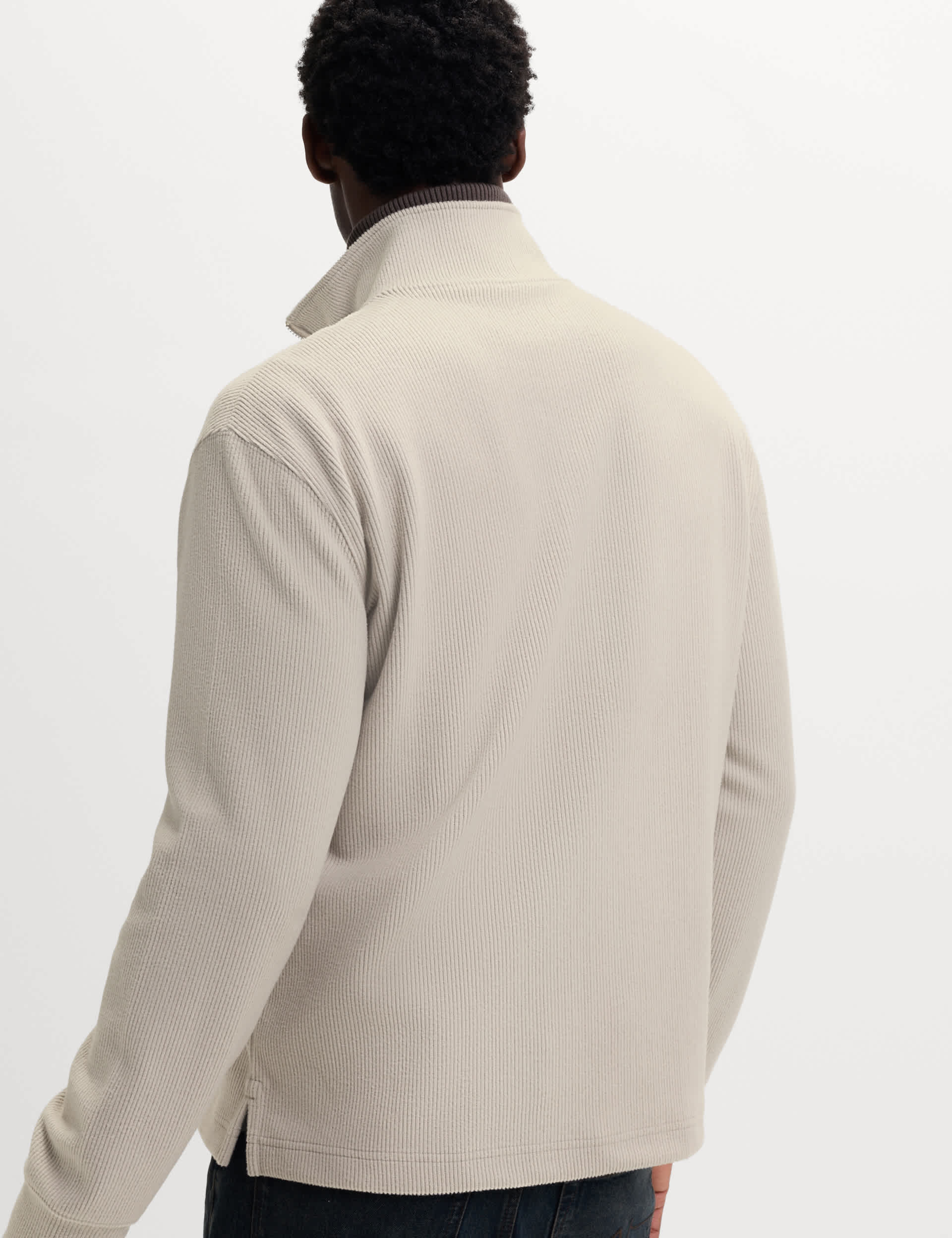 M&S cotton rich half zip sweatshirt - British product