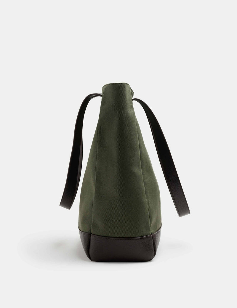 M&S cotton twill tote bag with magnetic closure - British product
