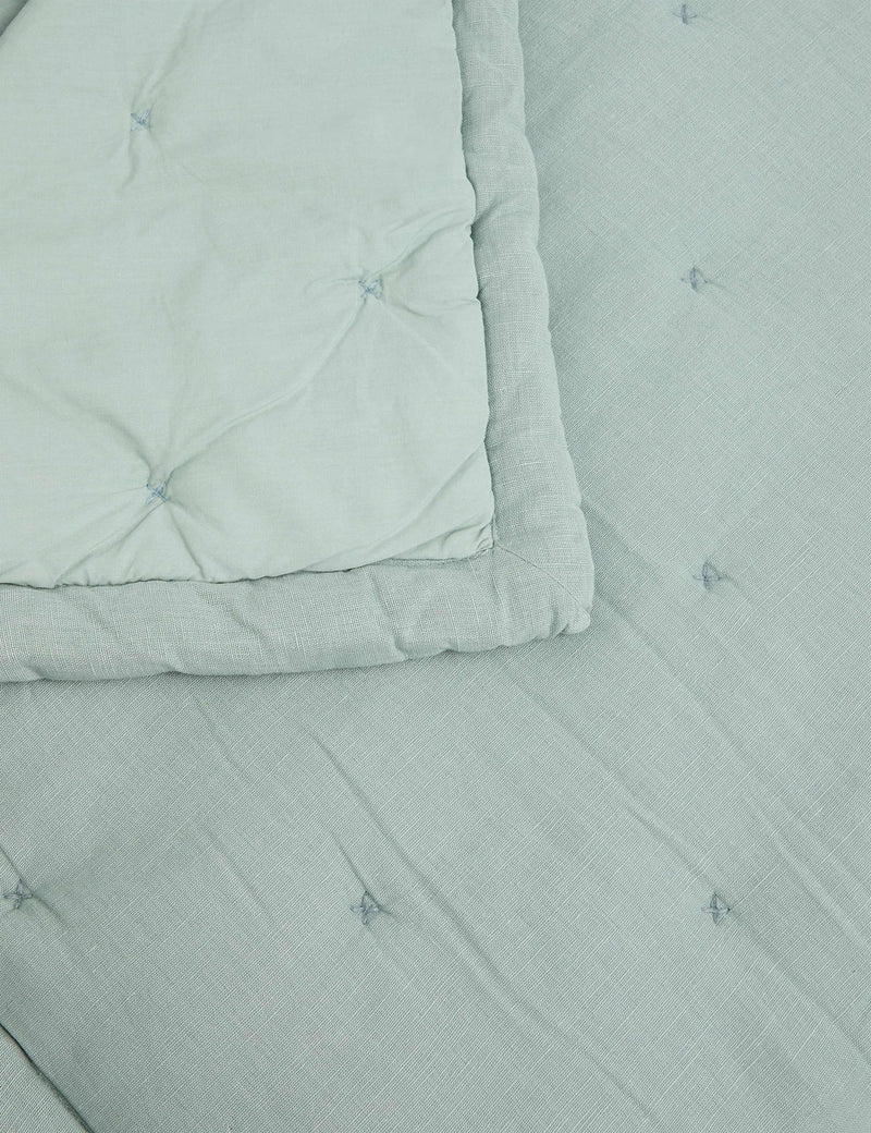 M&S cotton linen bedspread, imported from the UK
