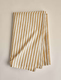 Cotton linen striped tablecloth 230x140cm - British product