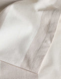 Cotton with Linen Wide Stripe Tablecloth 230x140 cm - British product