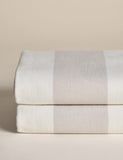 Cotton with Linen Wide Stripe Tablecloth 230x140 cm - British product