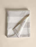 Cotton with Linen Wide Stripe Tablecloth 230x140 cm - British product