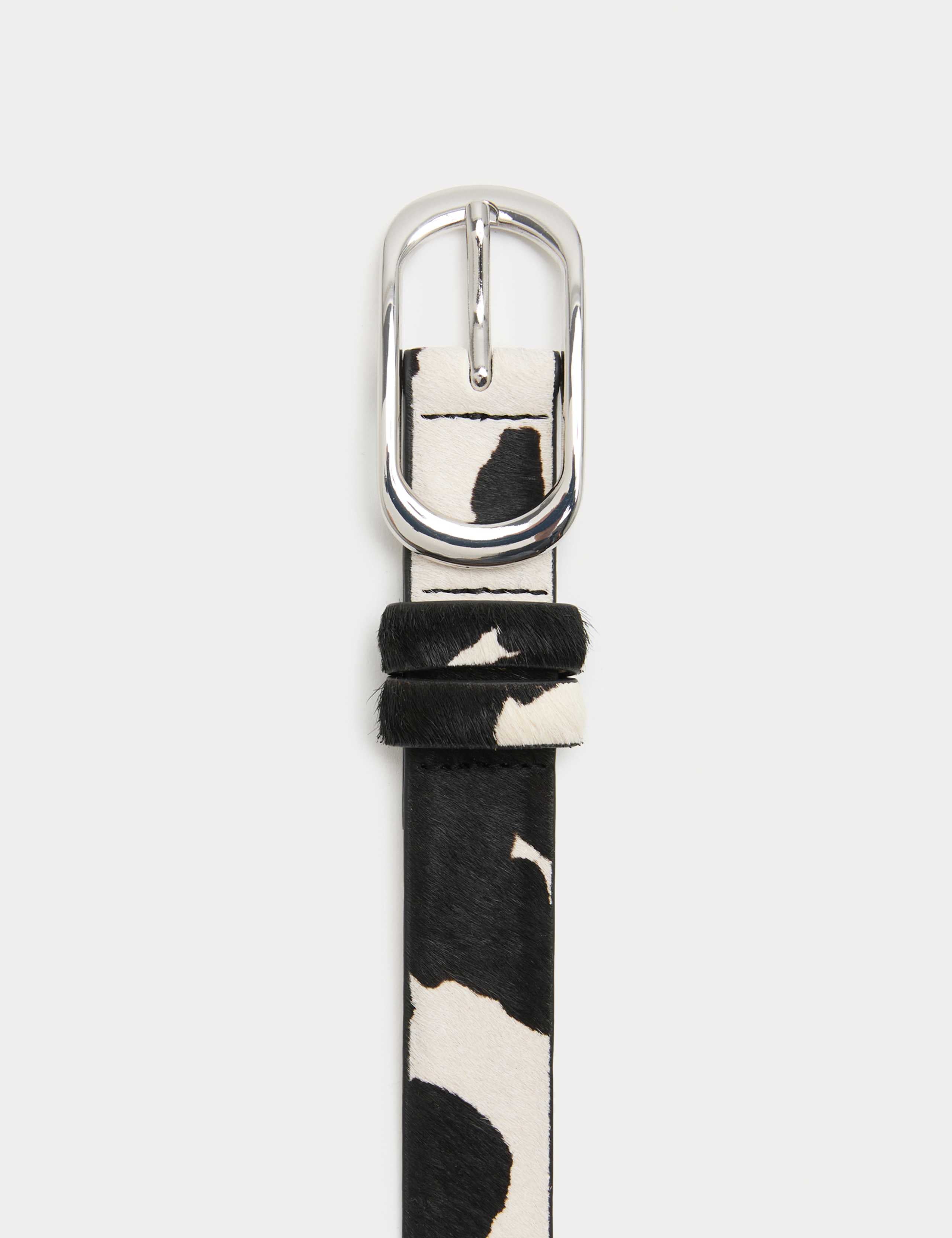 M&S cow print waist belt 30mm, UK version