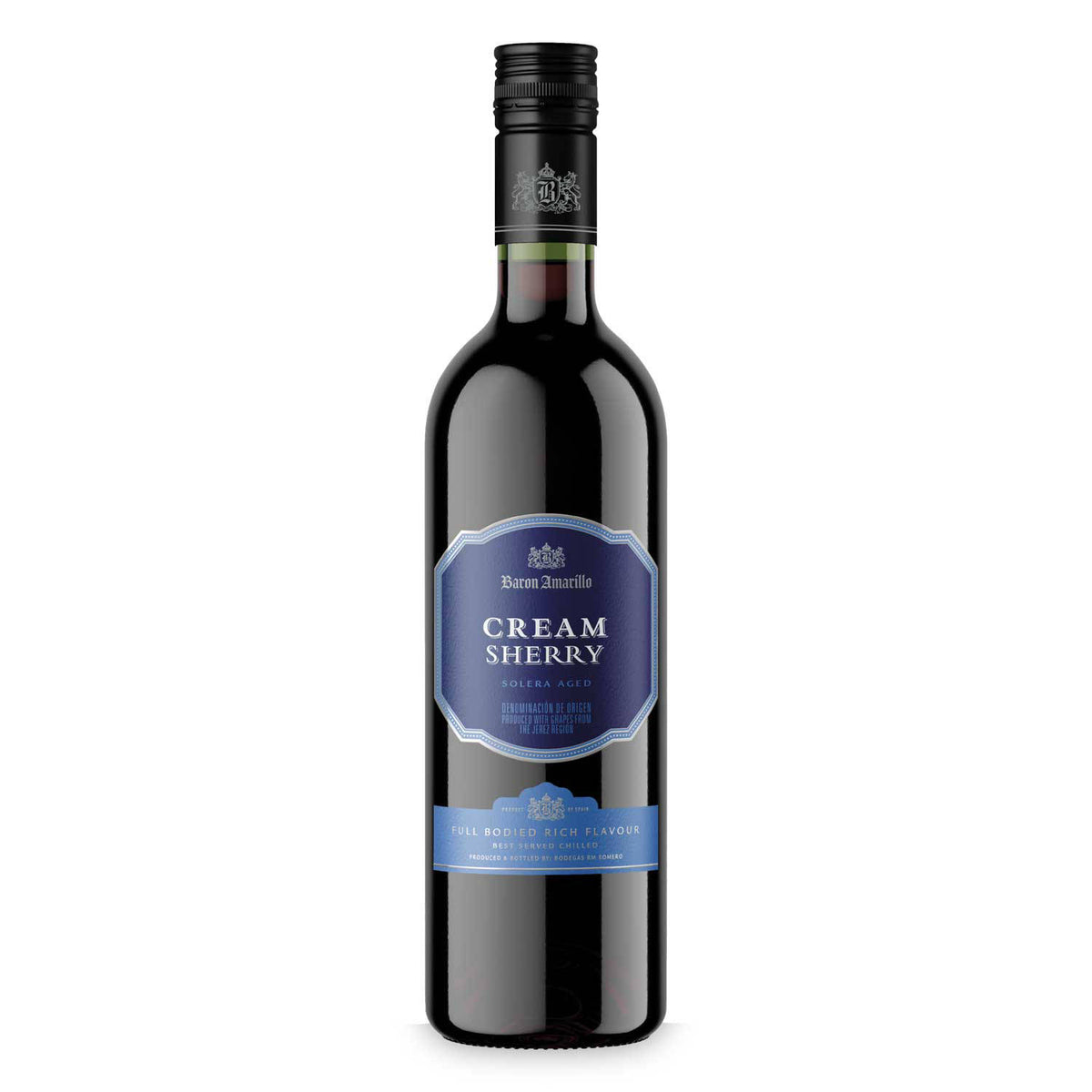 Cream sherry sweet fortified wine drink, UK version