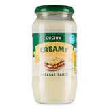 Creamy lasagne sauce for home cooking - British product