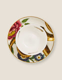 Spode fine china cup and saucer with leopard and snake prints 200ml - British product